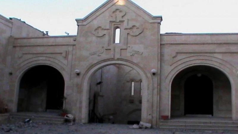 تنظيم الدولة ينسف كنيسة (شهداء الأرض) في مدينة دير الزور