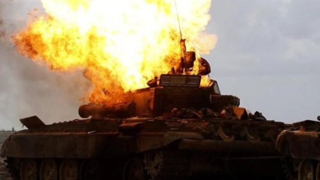 منظومة أوكرانية متطوّرة تصيد دبابة روسية وتحوّلها إلى خردة (فيديو)