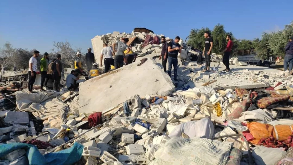 مجزرة قرية الجانودية في إدلب
