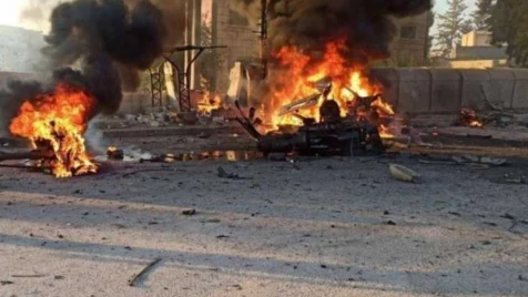 تفجير يستهدف دورية لمخابرات أسد بدرعا وضحايا باقتتال عائلي في ريف حلب