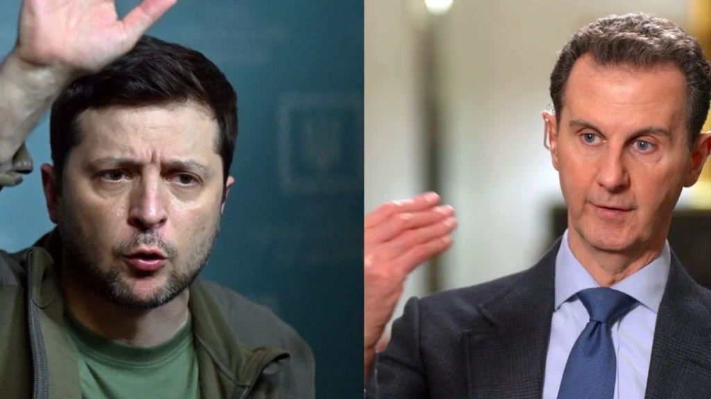 بعدما وصف زيلينسكي بـ"المهرّج".. بشار الأسد وكبار مسؤوليه على قائمة العقوبات الأوكرانية