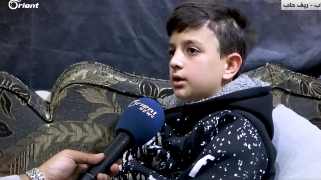 "ما وصلني غير إسوارة".. الطفل الذي زاره بشار الأسد بعد الزلزال يروي لأورينت القصة الكاملة (فيديو)