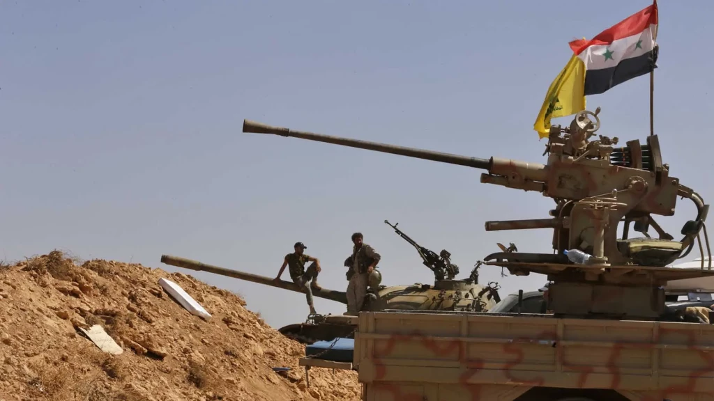 بالصور.. ميليشيا حزب الله تنشئ منظومتي دفاع جوي بمعسكر غرب دمشق