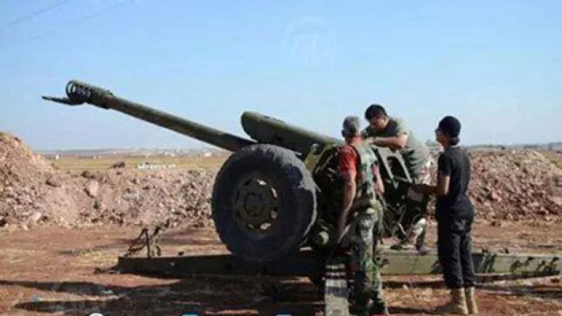 الثوار يقصفون مقرات (تنظيم داعش) في ريف حلب الشمالي