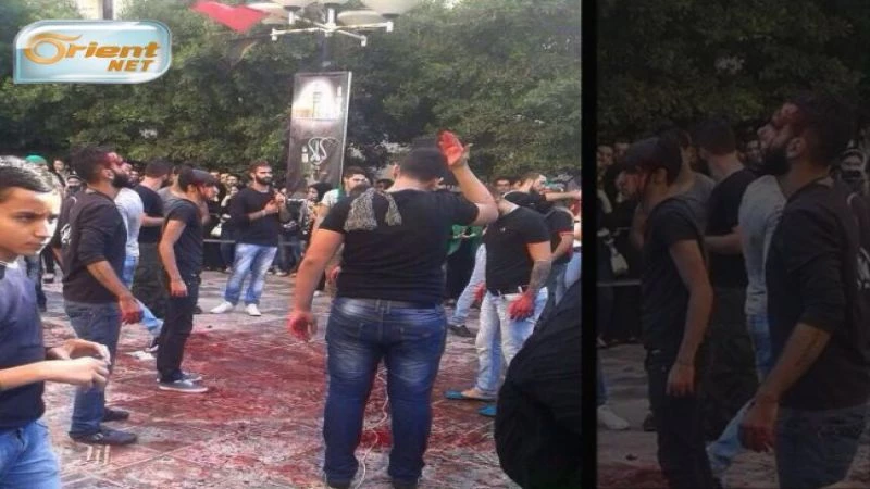 بالصورة: دماء عاشوراء تملأ حرم الجامعة اللبنانية! 