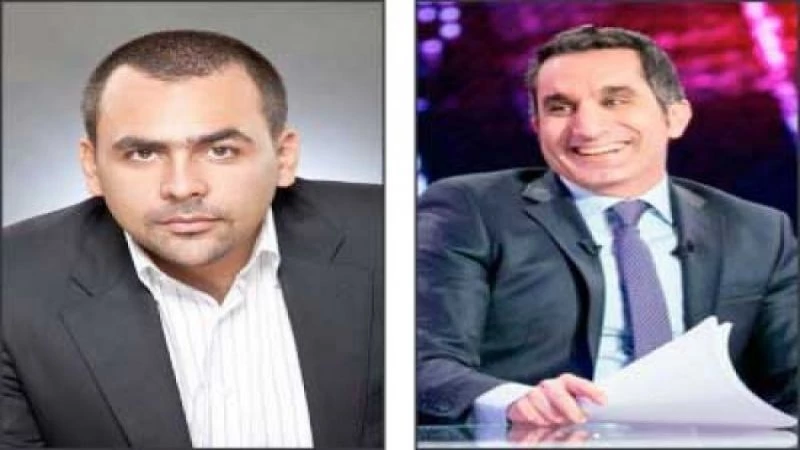 تسريبات مكتب السيسي "تشعل حرباً" بين باسم يوسف والحسيني