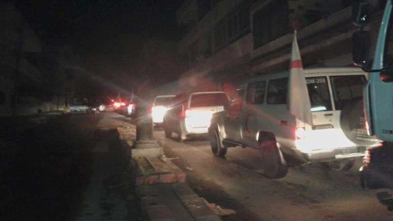 دخول 4 شاحنات من المساعدات إلى بلدة مضايا المحاصرة
