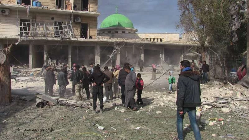 مجزرة جديدة في حلب المحررة استهدفت حي الصاخور.. روسيا تهجّر الأهالي