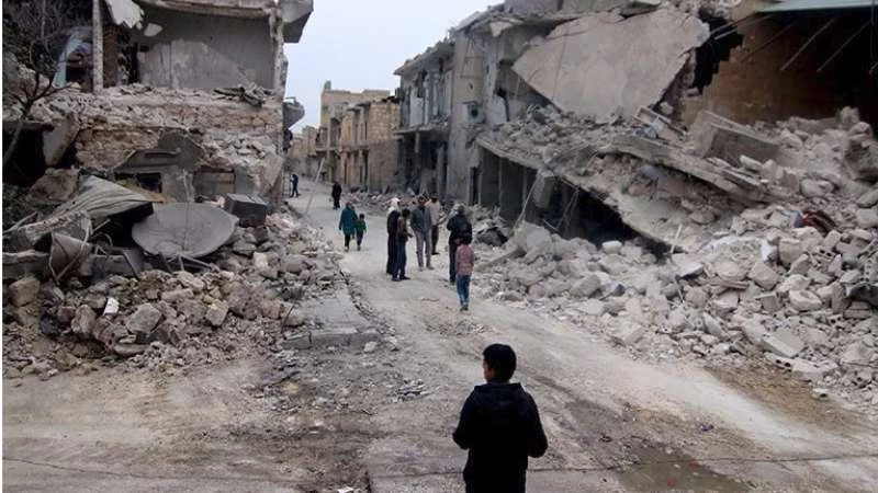 بالصور.. حلب في مرمى الطيران الروسي