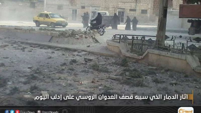 عشرات الشهداء والجرحى في غارات روسية على مدينة إدلب