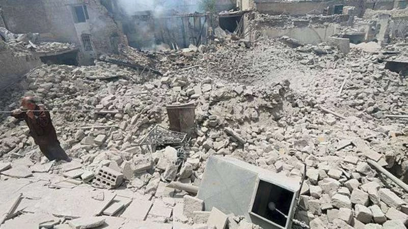 شهداء وجرحى في قصف روسي على مدينة تدمر بريف حمص
