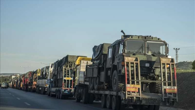 تركيا تواصل إرسال تعزيزات عسكرية إلى "كلس"