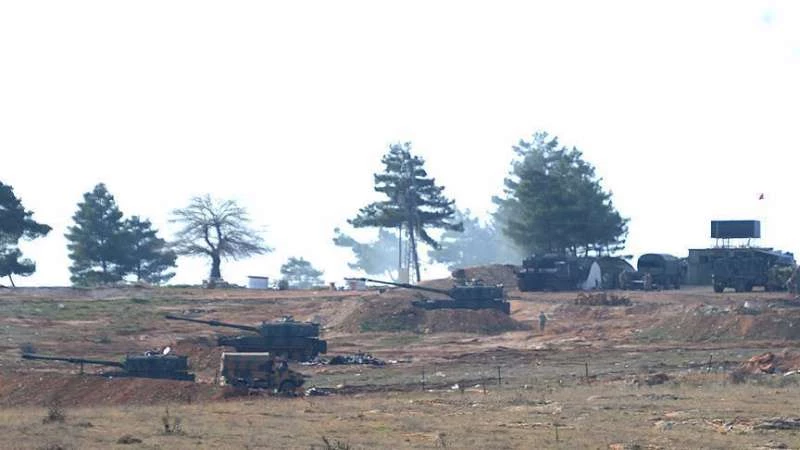 الجيش التركي يواصل قصف مواقع ميليشيا الوحدات الكردية في ريف حلب