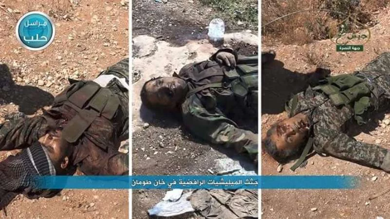بالصور.. هذه خسائر الميليشيات الشيعية بريف حلب؟