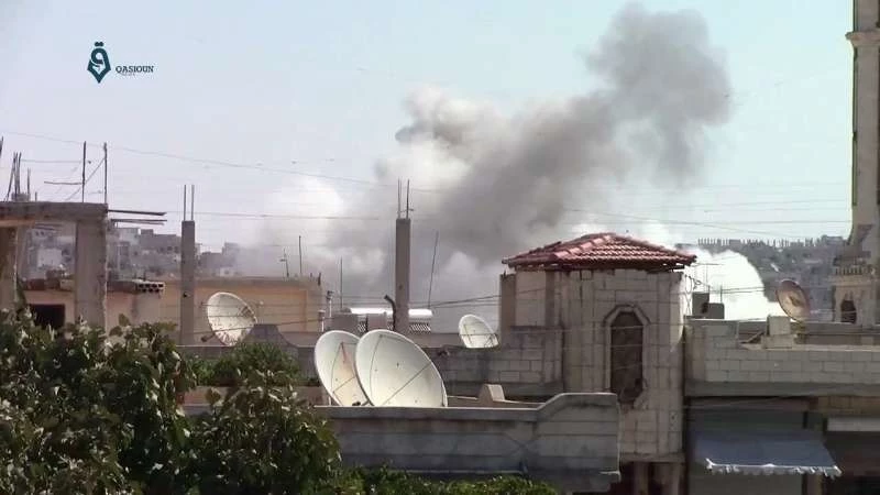 النظام يرتكب مجزرة في مدينة الرستن بريف حمص