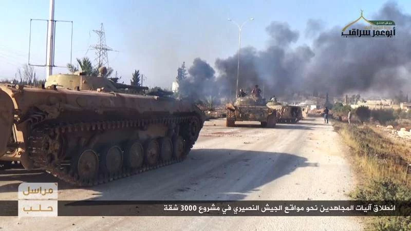 جيش الفتح يستكمل "ملحمة حلب الكبرى" والبداية بعمليتين استشهاديتين