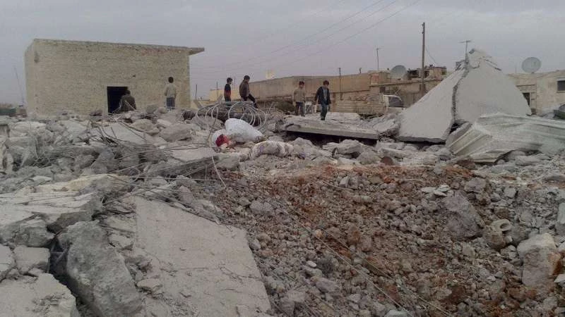 طائرات التحالف الدولي ترتكب مجزرة في ريف حلب