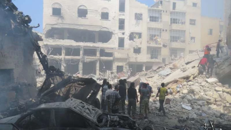 النظام يواصل قصف بردى والطيران الروسي يستهدف إدلب 
