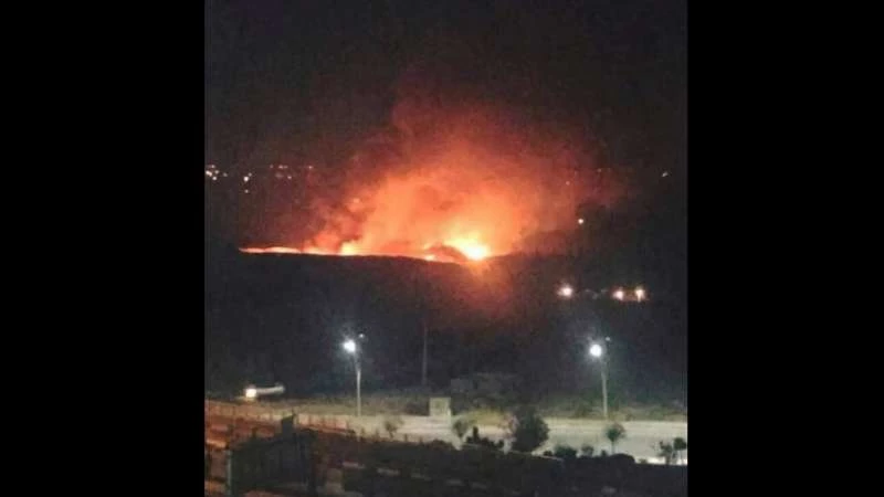 مطار المزّة العسكري يشتعل.. وأنباء عن غارات إسرائيلية