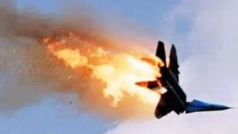 سقوط طائرة حربية في القلمون الشرقي