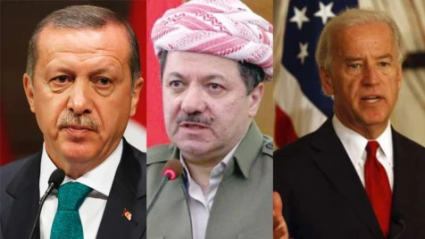 تغيرات كبيرة قادمة.. ماذا دار بين أردوغان والبرزاني وبايدن؟