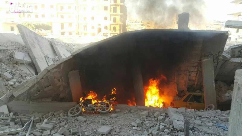 هجوم معاكس للثوار في حلب وطائرات بوتين تواصل إحراق المدينة