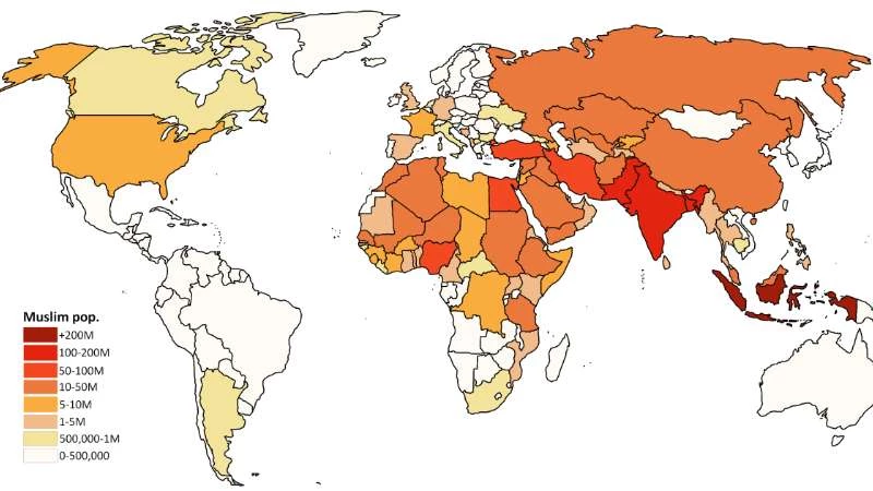 تقرير.. الإسلام الدين الأكثر انتشاراً حول العالم خلال 30 عام القادمة