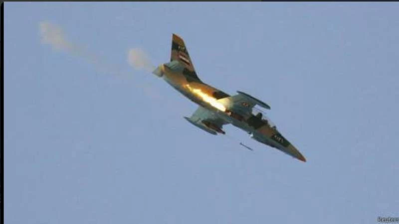  سقوط طائرة ميغ 21 في مطار حماة العسكري 