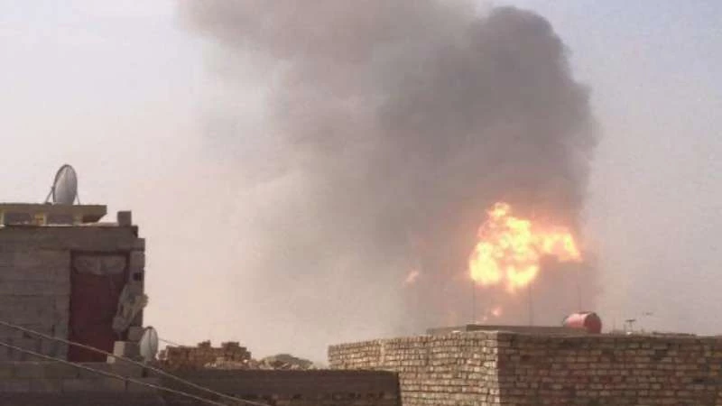 قذائف هاون تحرق معمل أسلحة للحشد الشعبي في العراق 
