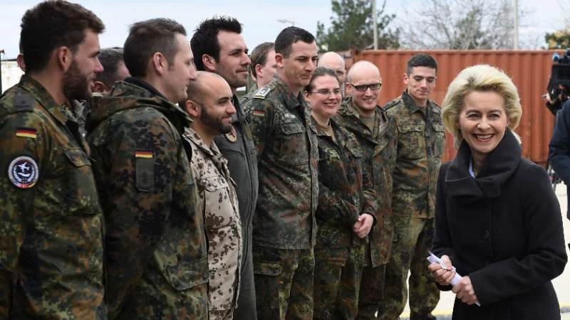 الجيش الألماني يدرب 100 لاجئ سوري في مشروع تجريبي