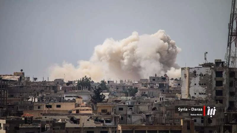قوات الأسد تخرق "اتفاق الهدنة" في درعا.. وتقصف الأحياء المحررة