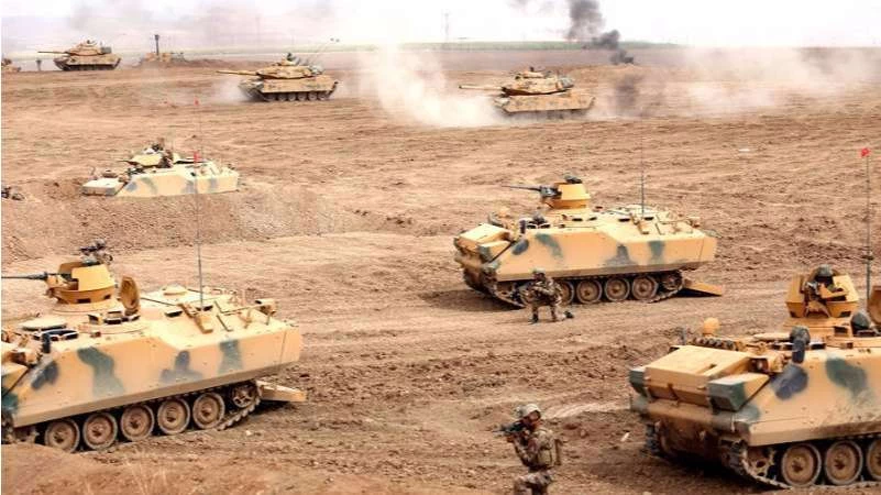تحركات عسكرية واسعة للجيش التركي على الحدود مع سوريا