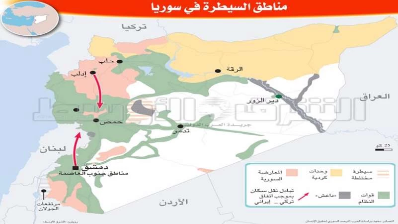 الشرق الأوسط: صفقة تركية ـ إيرانية برعاية روسية.. إدلب مقابل جنوب دمشق