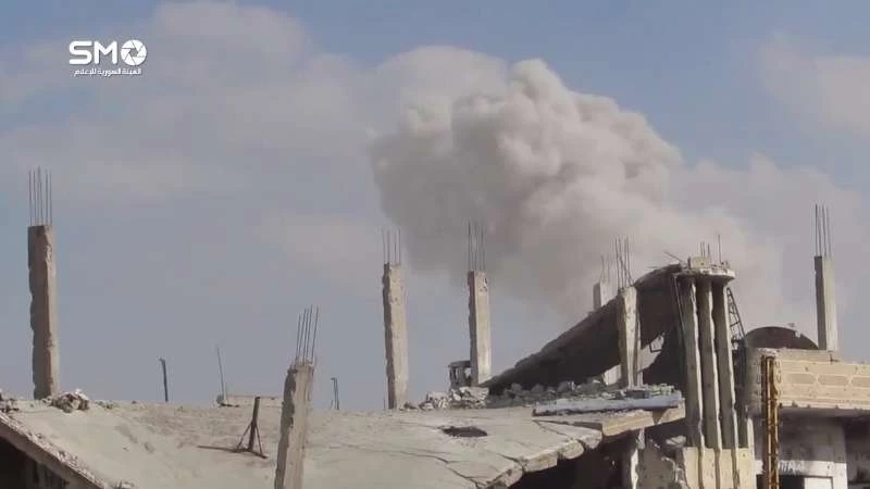 طائرات روسية تقصف ريفي إدلب وحلب بالفوسفور