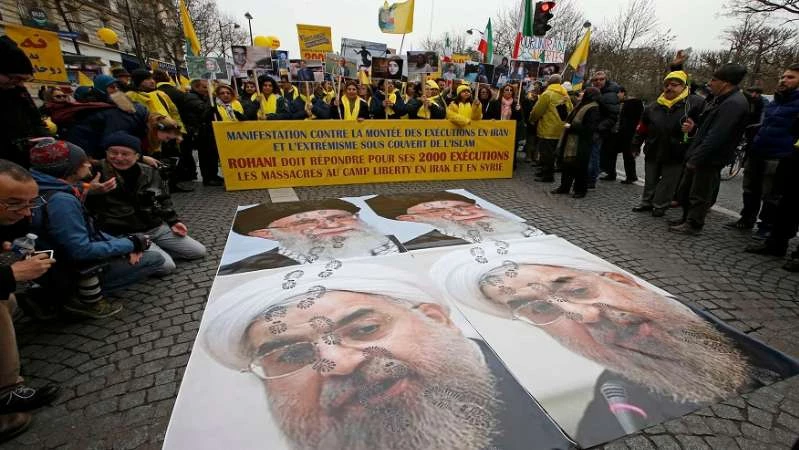 المعارضة الإيرانية تنظم مظاهرات ضد نظام الملالي