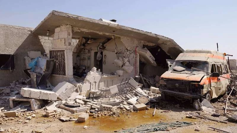 خان شيخون: أورينت ترصد آثار الدمار الذي خلفه قصف طائرات النظام لمشفى "الرحمة"