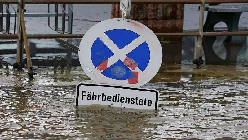 فيضان الراين يشل الحياة في مدن ألمانية