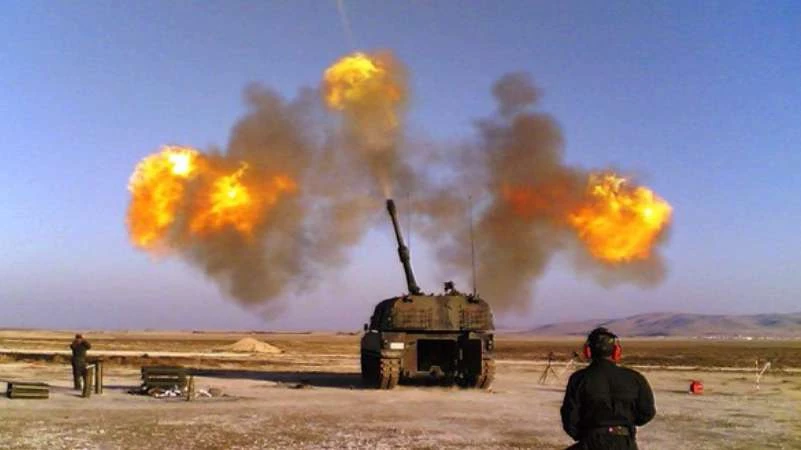 الجيش التركي يستهدف مواقع الميليشيات الكردية في مدينة عفرين