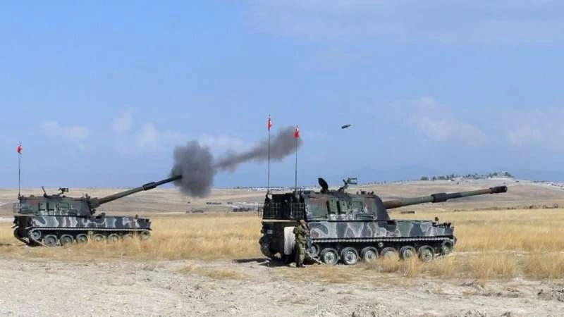 الجيش التركي يقصف مواقع لـ PYD في عفرين