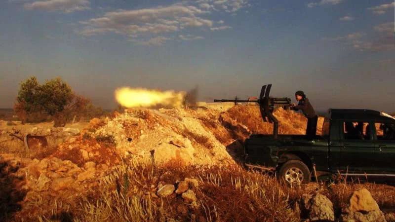 ما المسافة التي تفصل تنظيم داعش عن إدلب؟
