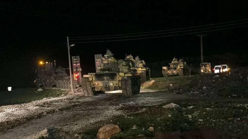 القوات البرية التركية تدخل الأراضي السورية (فيديو)