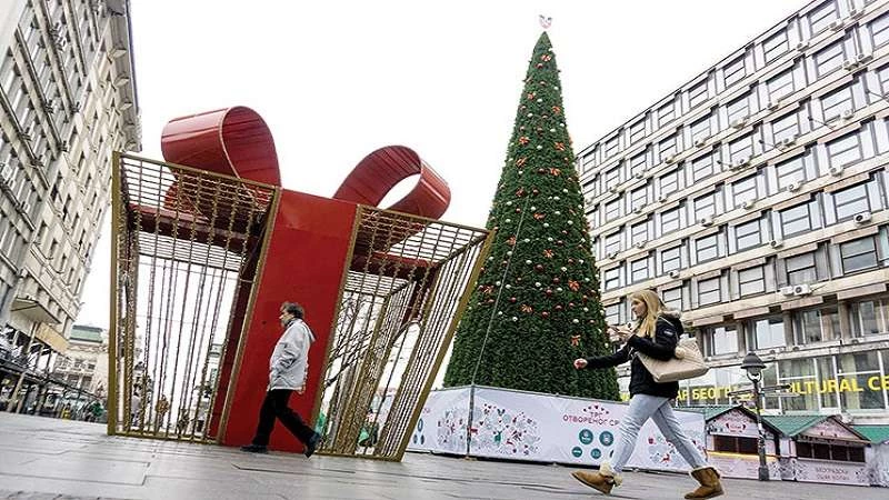 شجرة الميلاد تثير الجدل في بلغراد
