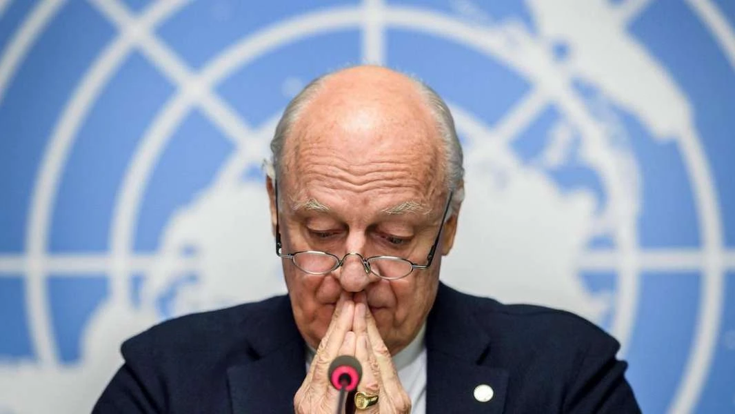 الأمين العام للأمم المتحدة يطلب من (دي ميستورا) البقاء من أجل "المهمة الأخيرة"