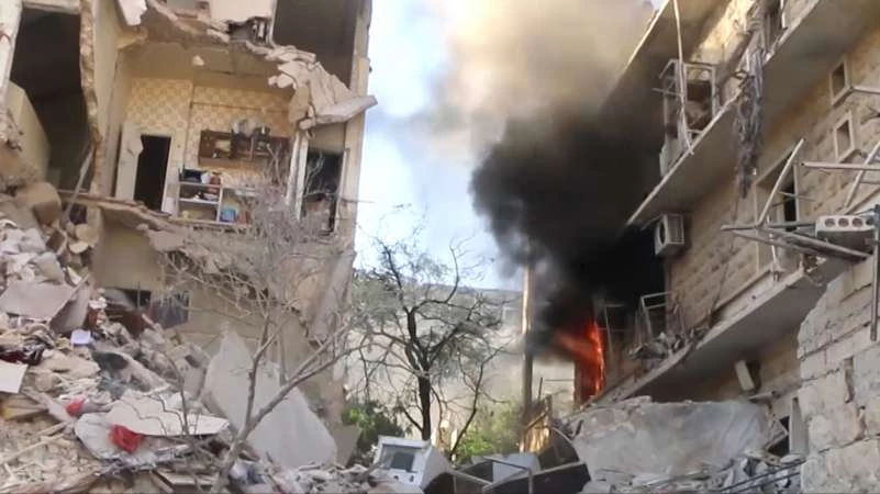 قتلى بقصف لميليشيا أسد الطائفية على بلدة حيان شمالي حلب