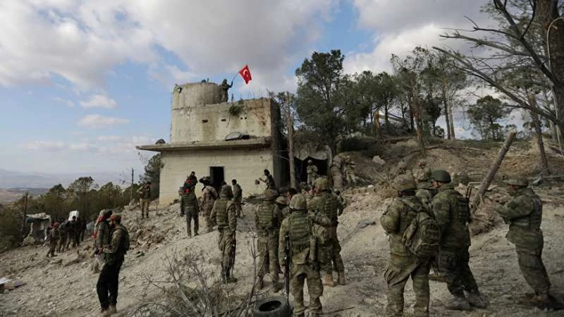 الجيش التركي يسيطر على جبل استراتيجي جديد في عفرين