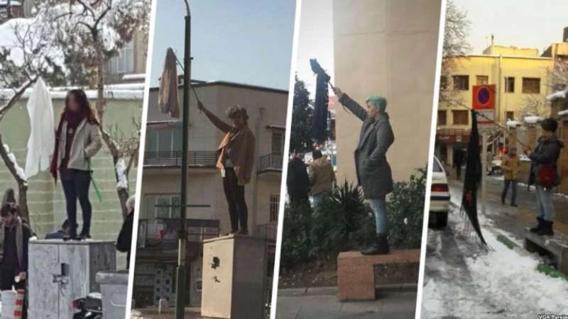 الإيرانيات يتقدمن مشهد الاحتجاجات ضد نظام الملالي (فيديو)