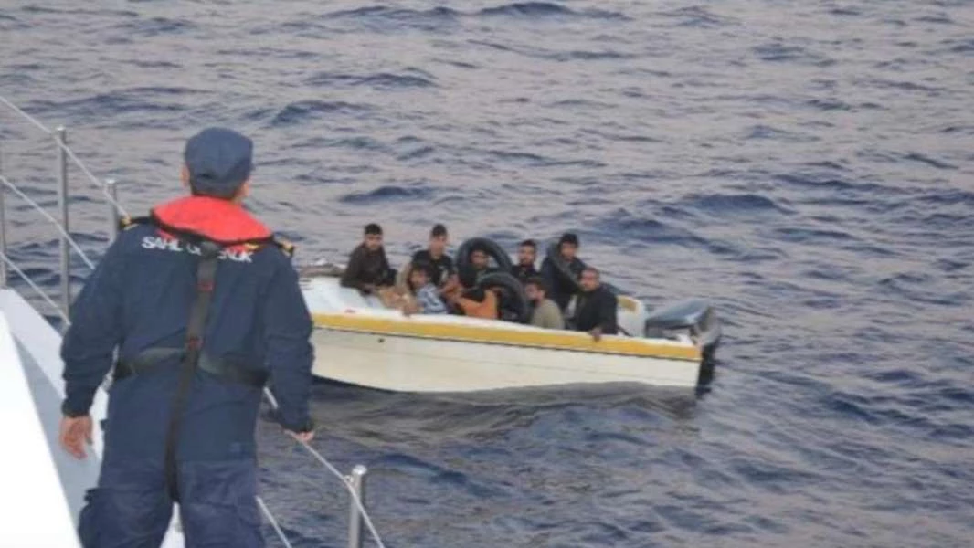  ضبط 10 مهاجرين سوريين غير نظاميين قبالة سواحل مرسين التركية