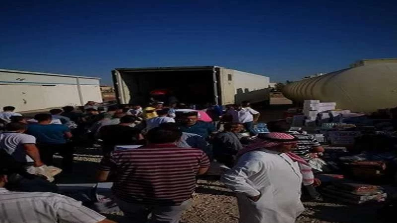 الأردن يُدخل 60 شاحنة مساعدات للنازحين السوريين على الحدود (فيديو)