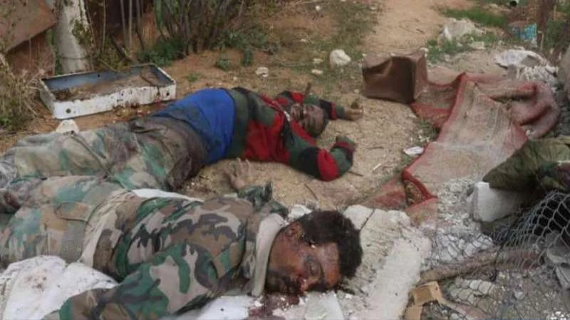  اللحظات الأخيرة لمقتل مجموعة من ميليشيات النظام في مخيم اليرموك (فيديو)