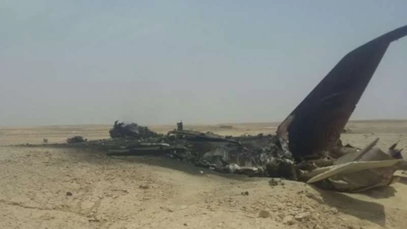 تحطم طائرة عسكرية إيرانية وسط البلاد